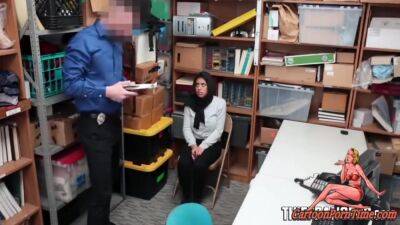 Busty Muslim Thief Apprehended & Fucked By Store Guard - hclips.com