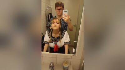 Little Busty Sailor Girlfriend Fucked In The Bathroom - hclips.com